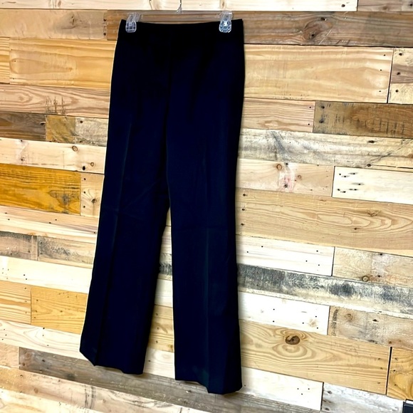 J.Crew size 0 original fit black wide legged dress pants with pockets - Picture 1 of 10